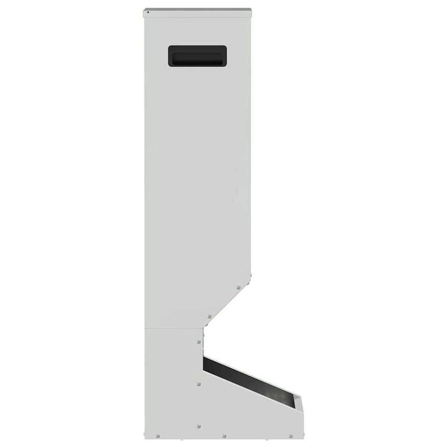 Hertenvoerbak Zilver 28 x 30 x 80 cm Gegalvaniseerd staal