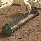Chicken Feeder Olive Green 108 x 20.5 x 20 cm