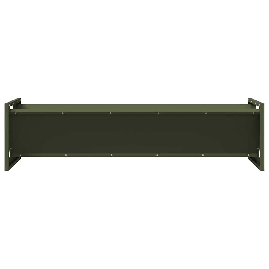 Voederbak voor vee Olijf Groen 108 x 50 x 28 cm