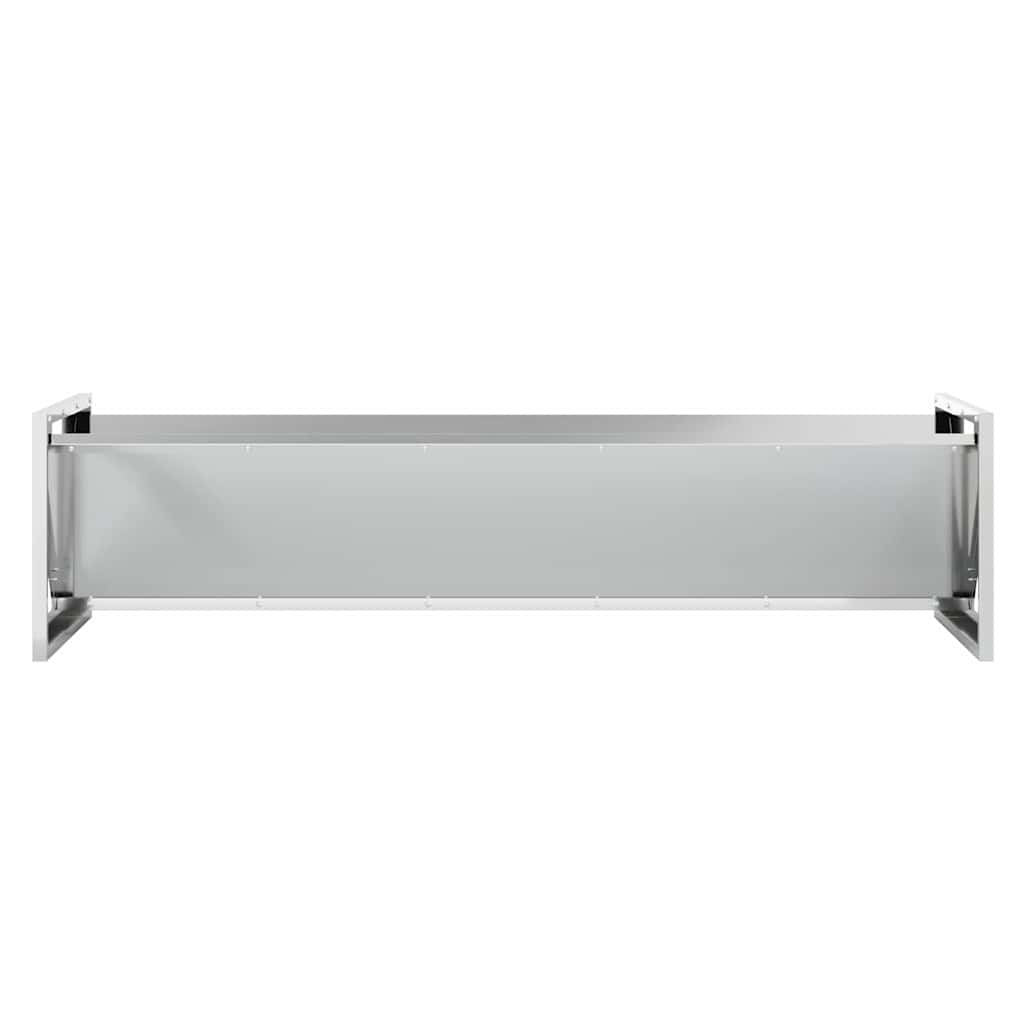 Voederbak voor vee Zilver 108 x 50 x 28 cm Gegalvaniseerd staal