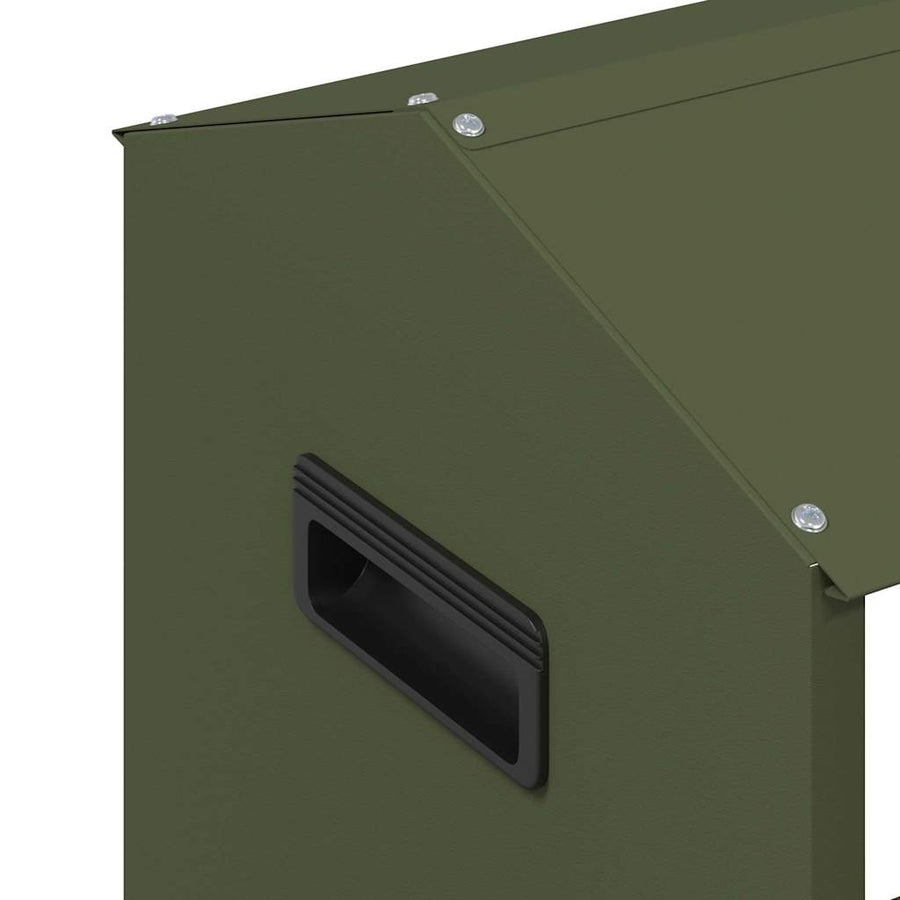 Kippen voederbak Olijf Groen 81 x 32 x 53,5 cm