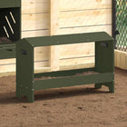 Chicken feeder Olive Green 81 x 32 x 53.5 cm