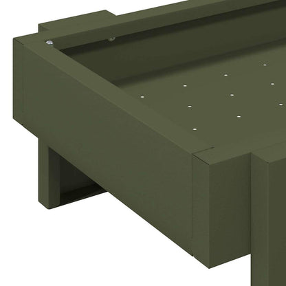 Kippen voederbak Olijf Groen 80 x 28 x 13.5 cm