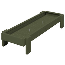 Kippen voederbak Olijf Groen 80 x 28 x 13.5 cm