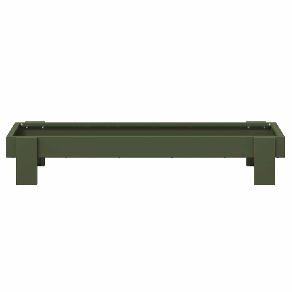 Kippen voederbak Olijf Groen 80 x 28 x 13.5 cm