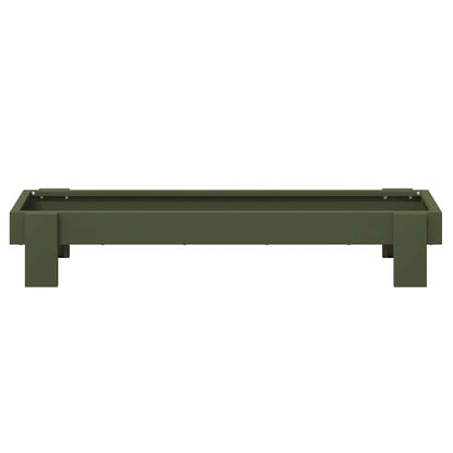 Kippen voederbak Olijf Groen 80 x 28 x 13.5 cm