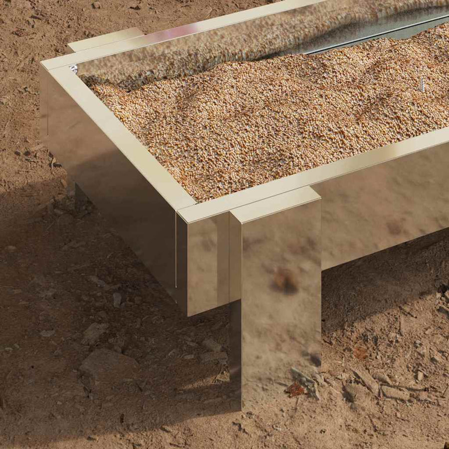 Kippen voederbak Zilver 80 x 28 x 13.5 cm Gegalvaniseerd staal