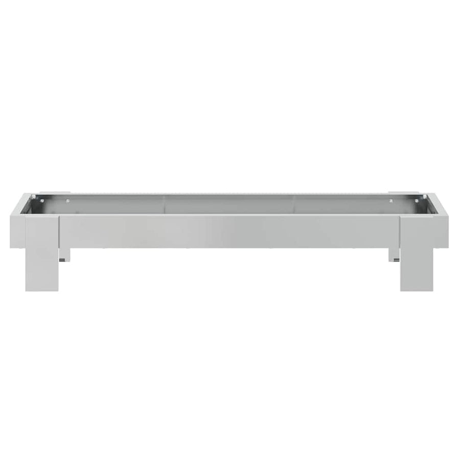 Kippen voederbak Zilver 80 x 28 x 13.5 cm Gegalvaniseerd staal
