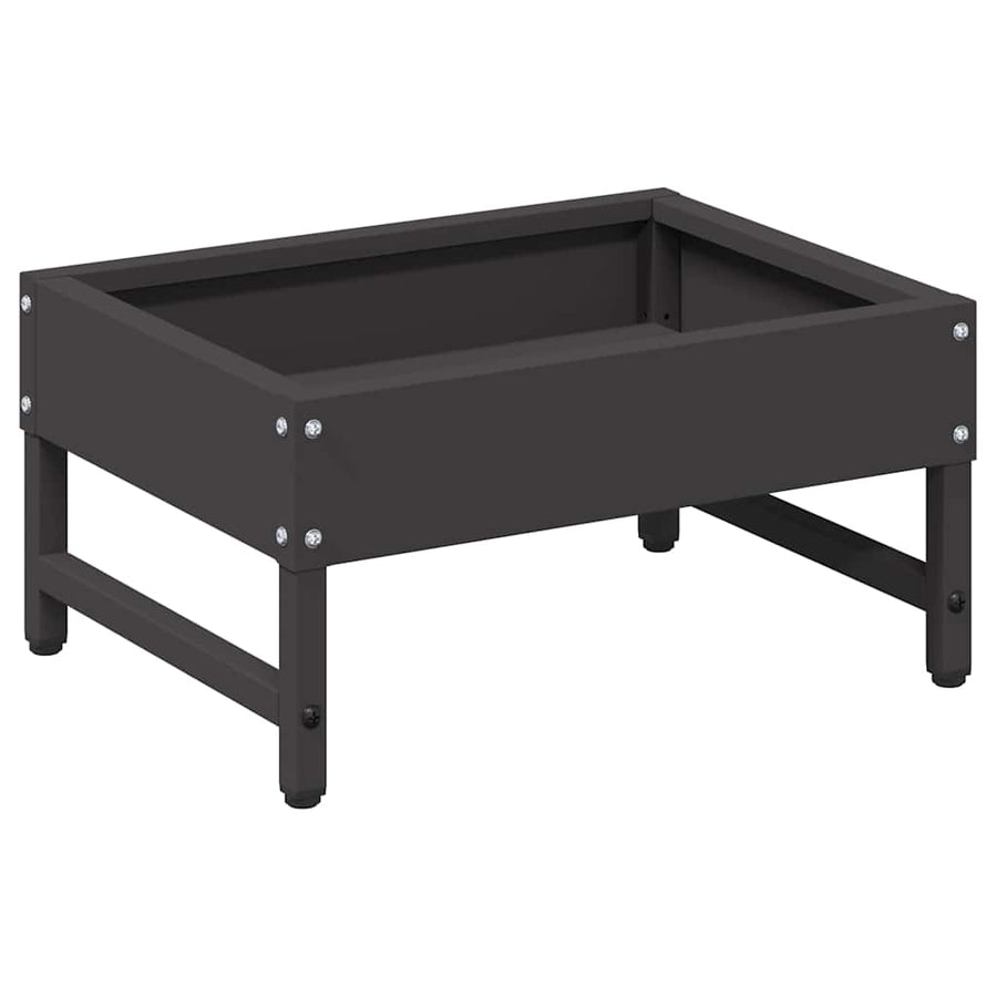 Vogeleter Zwart 80 x 28 x 13.5 cm Koudgewalst Staal