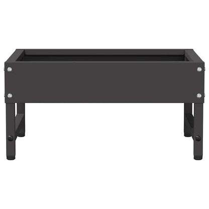 Vogeleter Zwart 80 x 28 x 13.5 cm Koudgewalst Staal