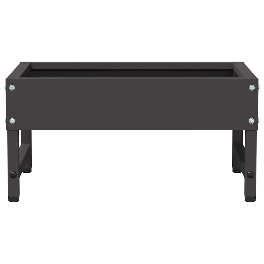 Vogeleter Zwart 80 x 28 x 13.5 cm Koudgewalst Staal