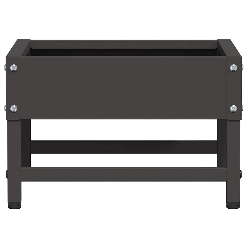 Vogeleter Zwart 80 x 28 x 13.5 cm Koudgewalst Staal