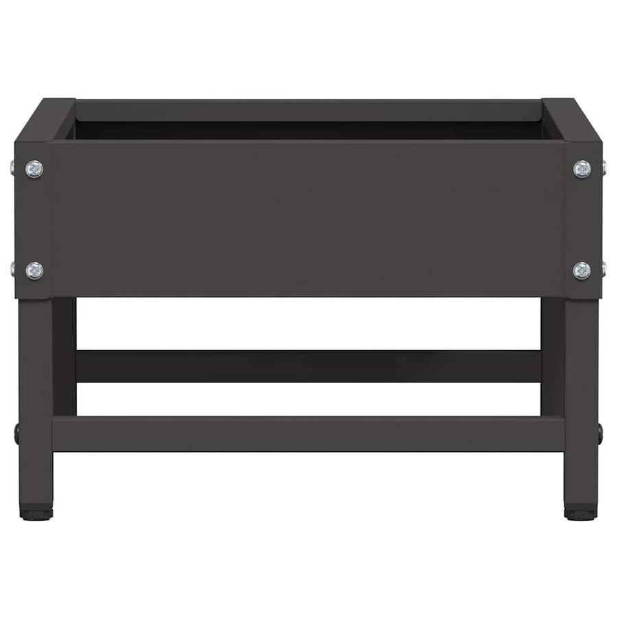 Vogeleter Zwart 80 x 28 x 13.5 cm Koudgewalst Staal