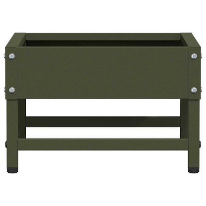 Vogeleter Olijf Groen 80 x 28 x 13.5 cm Koudgewalst Staal