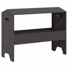 Voederbak voor vee Zwart 79 x 35 x 62 cm Koudgewalst Staal