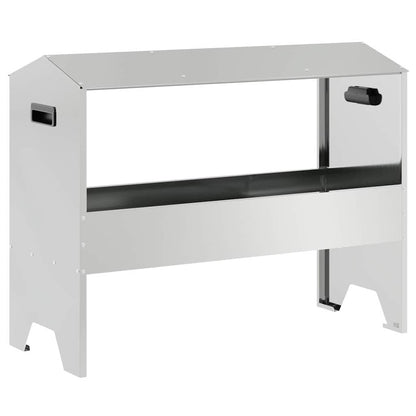 Voederbak voor vee Zilver 79 x 35 x 62 cm Gegalvaniseerd staal