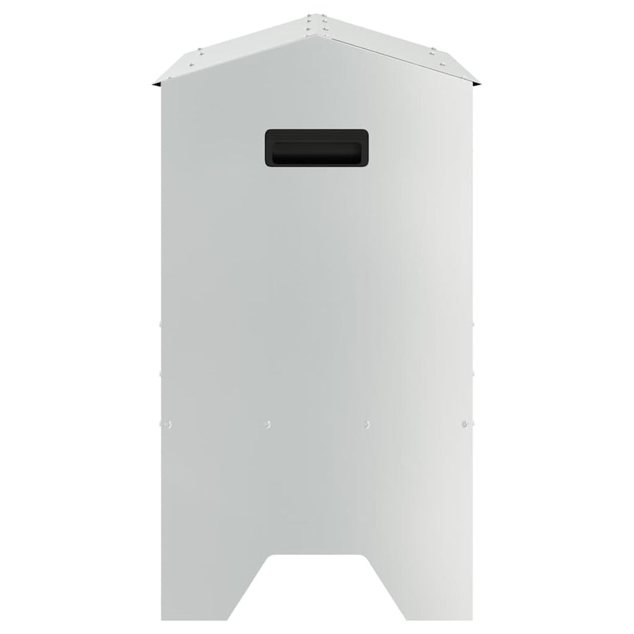Voederbak voor vee Zilver 79 x 35 x 62 cm Gegalvaniseerd staal