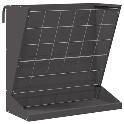 Hooi Feeder Zwart 71 x 33 x 70 cm Koudgewalst Staal