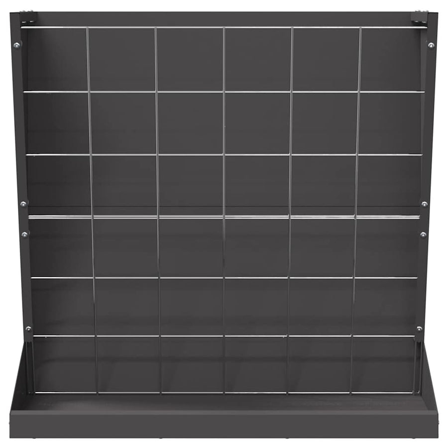 Hooi Feeder Zwart 71 x 33 x 70 cm Koudgewalst Staal