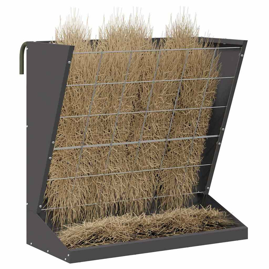 Hooi Feeder Zwart 71 x 33 x 70 cm Koudgewalst Staal