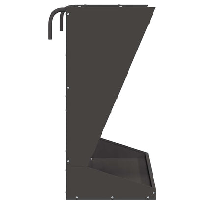 Hooi Feeder Zwart 71 x 33 x 70 cm Koudgewalst Staal