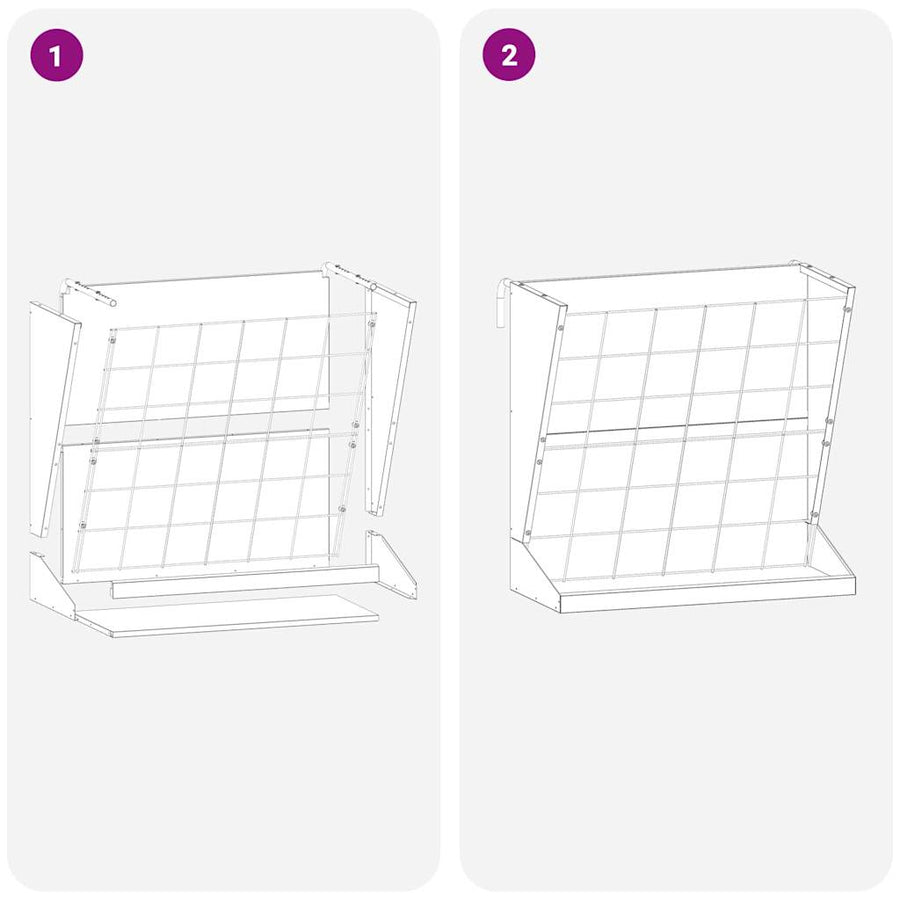 Hooi Feeder Olijf Groen 71 x 33 x 70 cm Koudgewalst Staal
