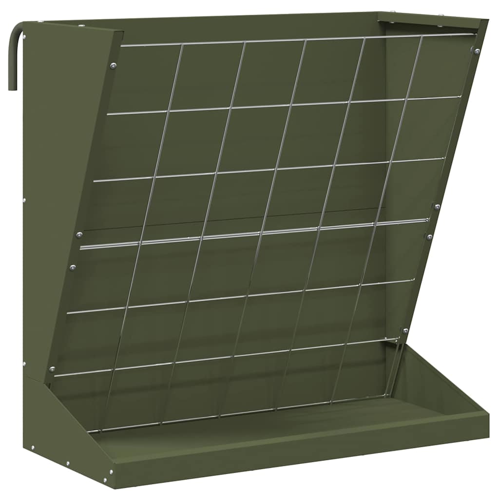 Hooi Feeder Olijf Groen 71 x 33 x 70 cm Koudgewalst Staal