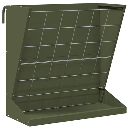 Hooi Feeder Olijf Groen 71 x 33 x 70 cm Koudgewalst Staal