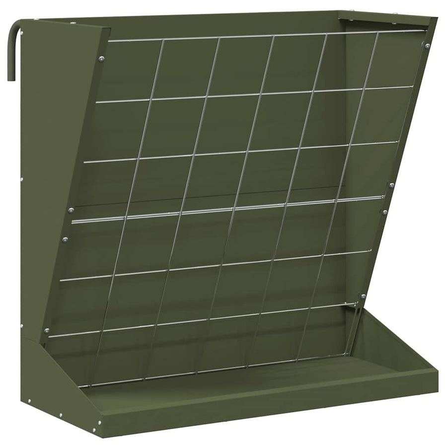 Hooi Feeder Olijf Groen 71 x 33 x 70 cm Koudgewalst Staal