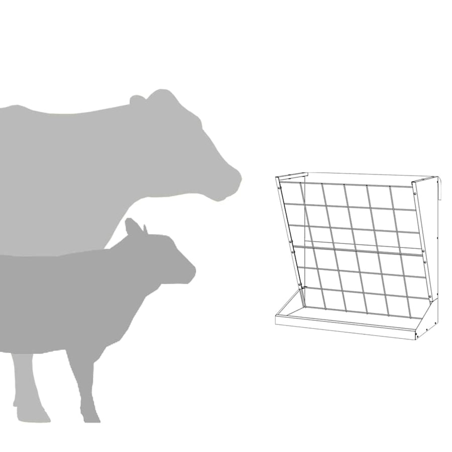 Hooi Feeder Olijf Groen 71 x 33 x 70 cm Koudgewalst Staal