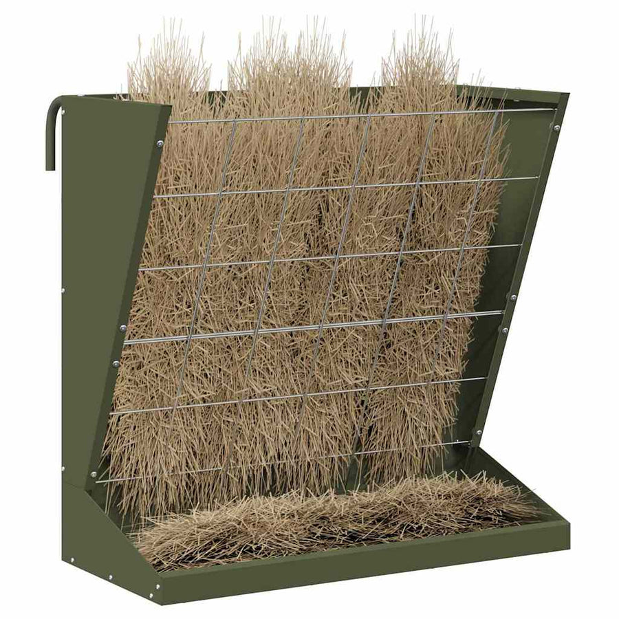 Hooi Feeder Olijf Groen 71 x 33 x 70 cm Koudgewalst Staal