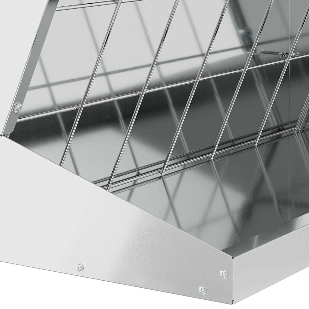 Hooi Feeder Zilver 71 x 33 x 70 cm Gegalvaniseerd staal