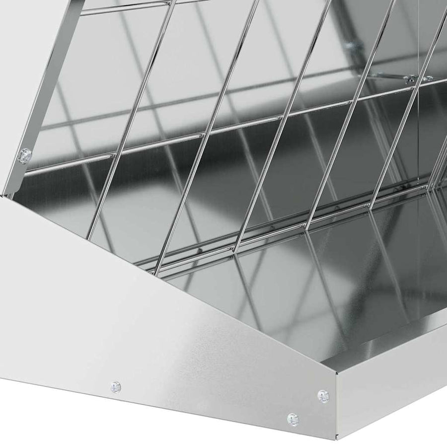 Hooi Feeder Zilver 71 x 33 x 70 cm Gegalvaniseerd staal