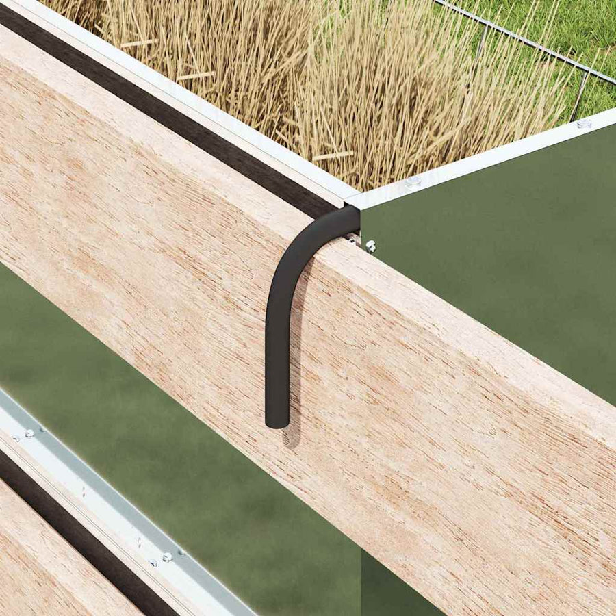 Hooi Feeder Zilver 71 x 33 x 70 cm Gegalvaniseerd staal