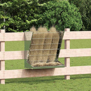 Hooi feeder 71x33x70 cm gegalvaniseerd staal zilver