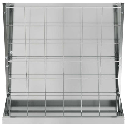Hooi Feeder Zilver 71 x 33 x 70 cm Gegalvaniseerd staal