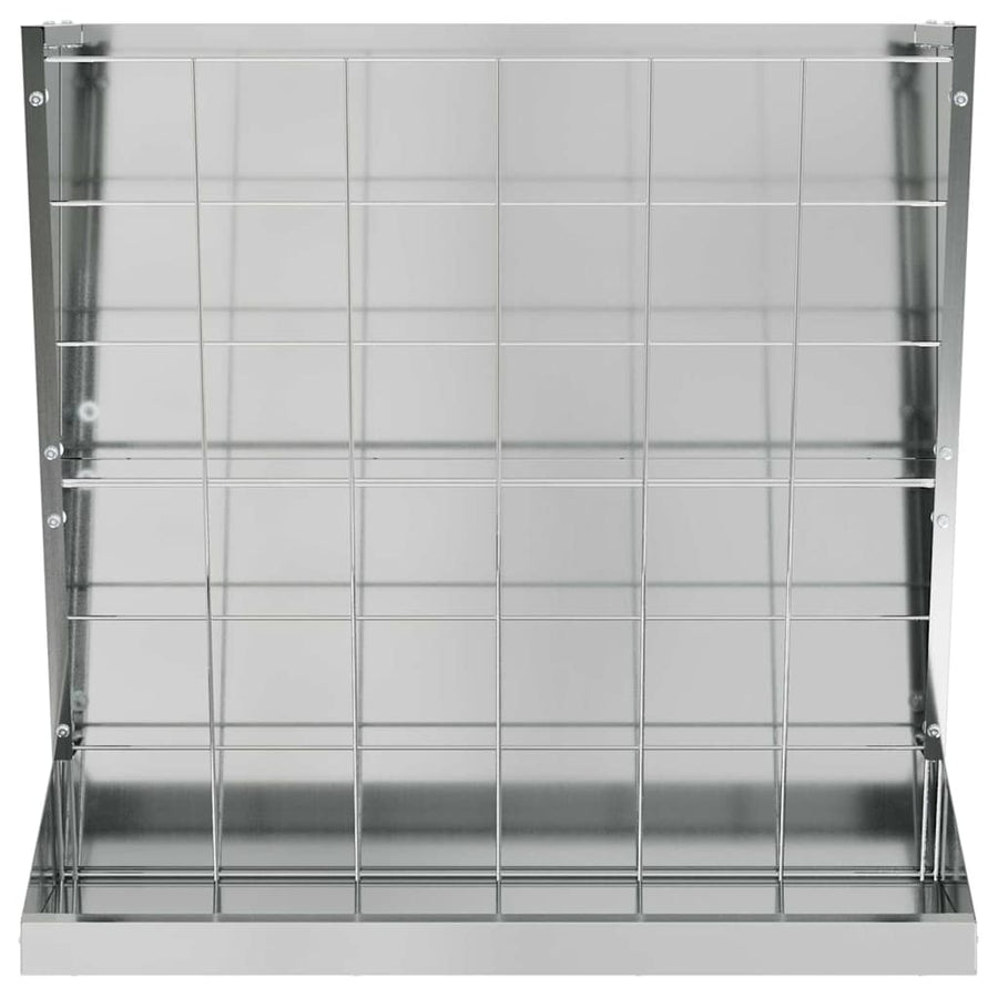 Hooi Feeder Zilver 71 x 33 x 70 cm Gegalvaniseerd staal