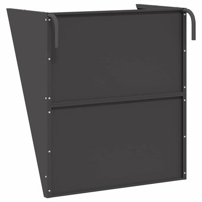 Hangend Hooi Feeder Zwart 61 x 33 x 66 cm Koudgewalst Staal