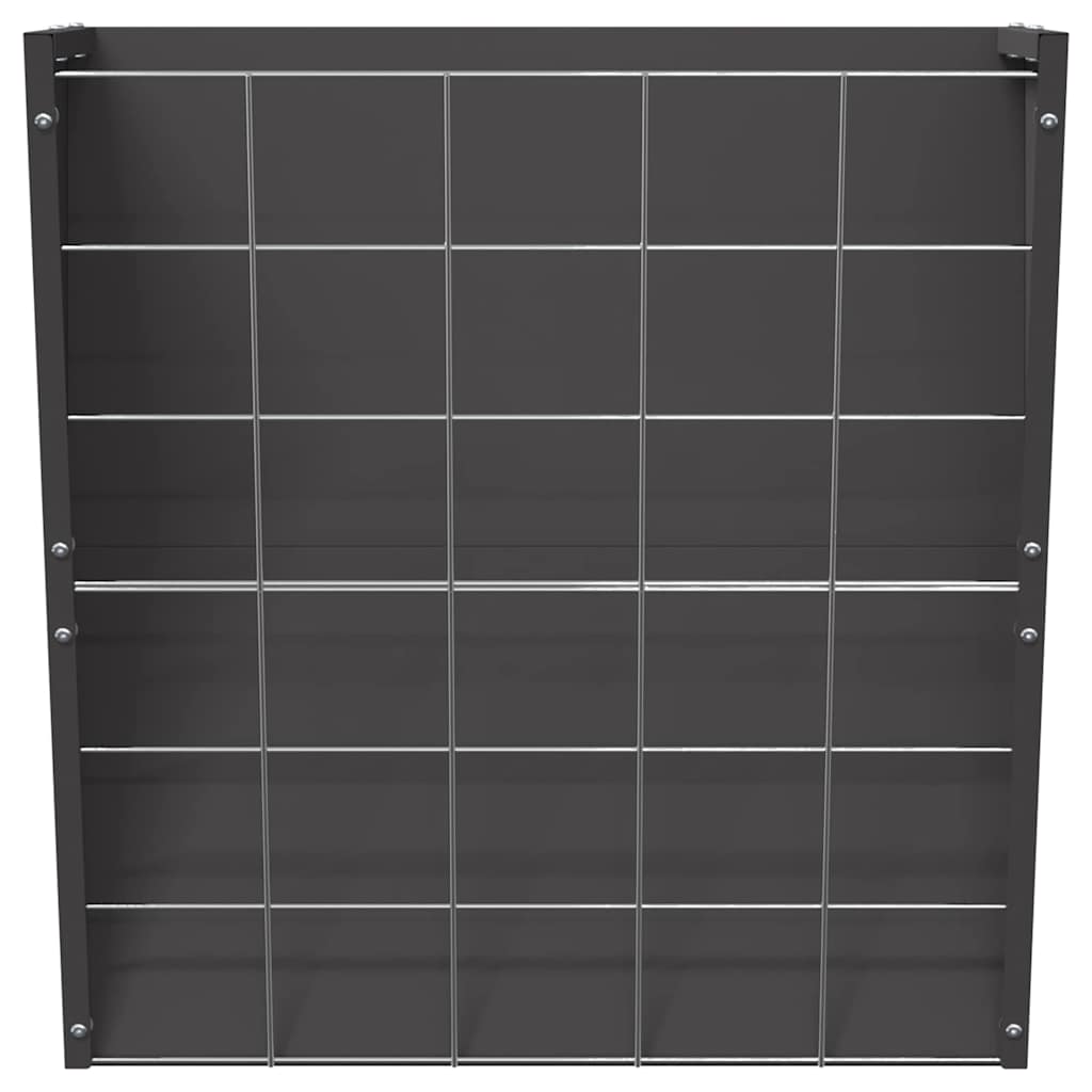 Hangend Hooi Feeder Zwart 61 x 33 x 66 cm Koudgewalst Staal
