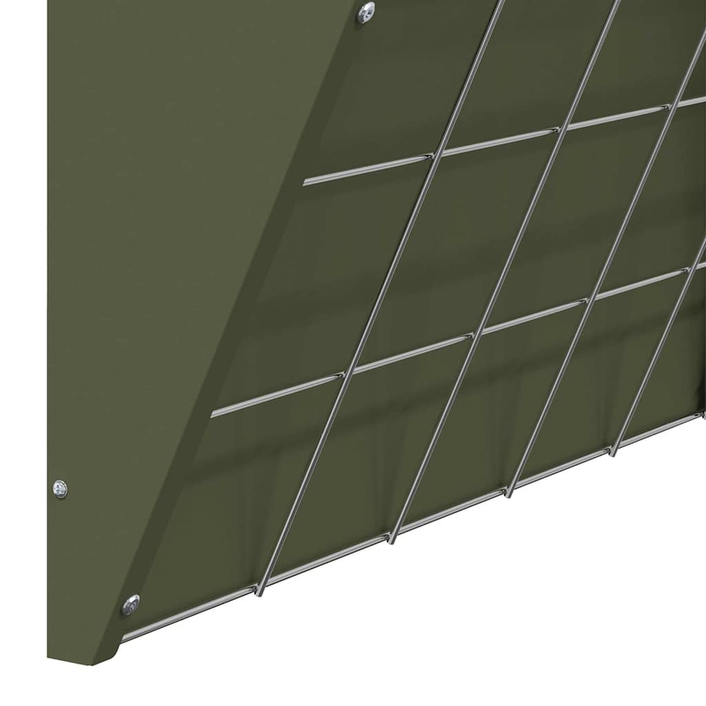 Hangend Hooi Feeder Olijf Groen 61 x 33 x 66 cm