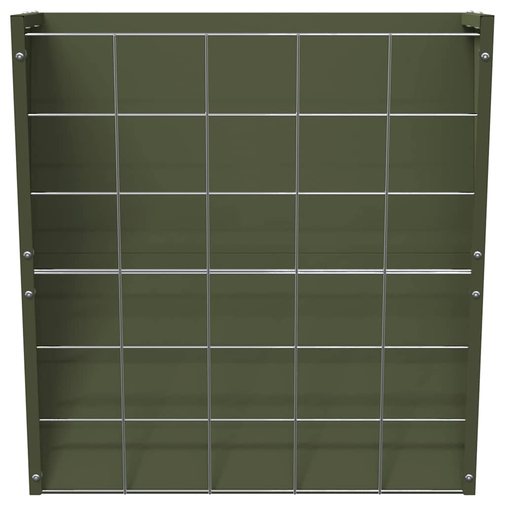Hangend Hooi Feeder Olijf Groen 61 x 33 x 66 cm