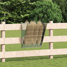 Hanging Hay Feeder Silver 61 x 33 x 66 cm Galvanized steel