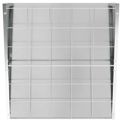 Hangend Hooi Feeder Zilver 61 x 33 x 66 cm Gegalvaniseerd staal