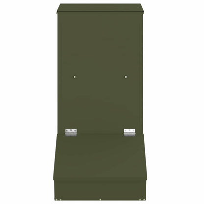 Varkensvoeder Olijf Groen 55 x 51 x 91.5 cm Koudgewalst Staal