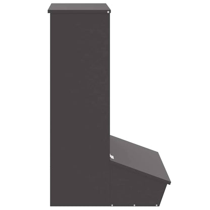 Varkensvoeder Zwart 55 x 51 x 91.5 cm Koudgewalst Staal