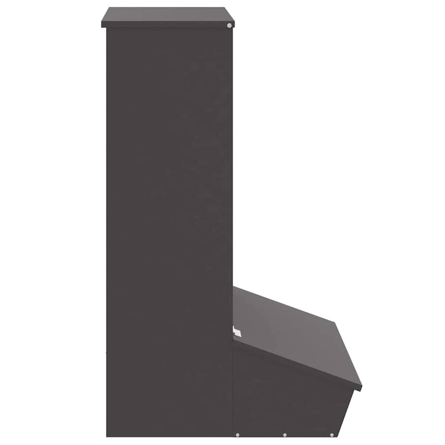 Varkensvoeder Zwart 55 x 51 x 91.5 cm Koudgewalst Staal
