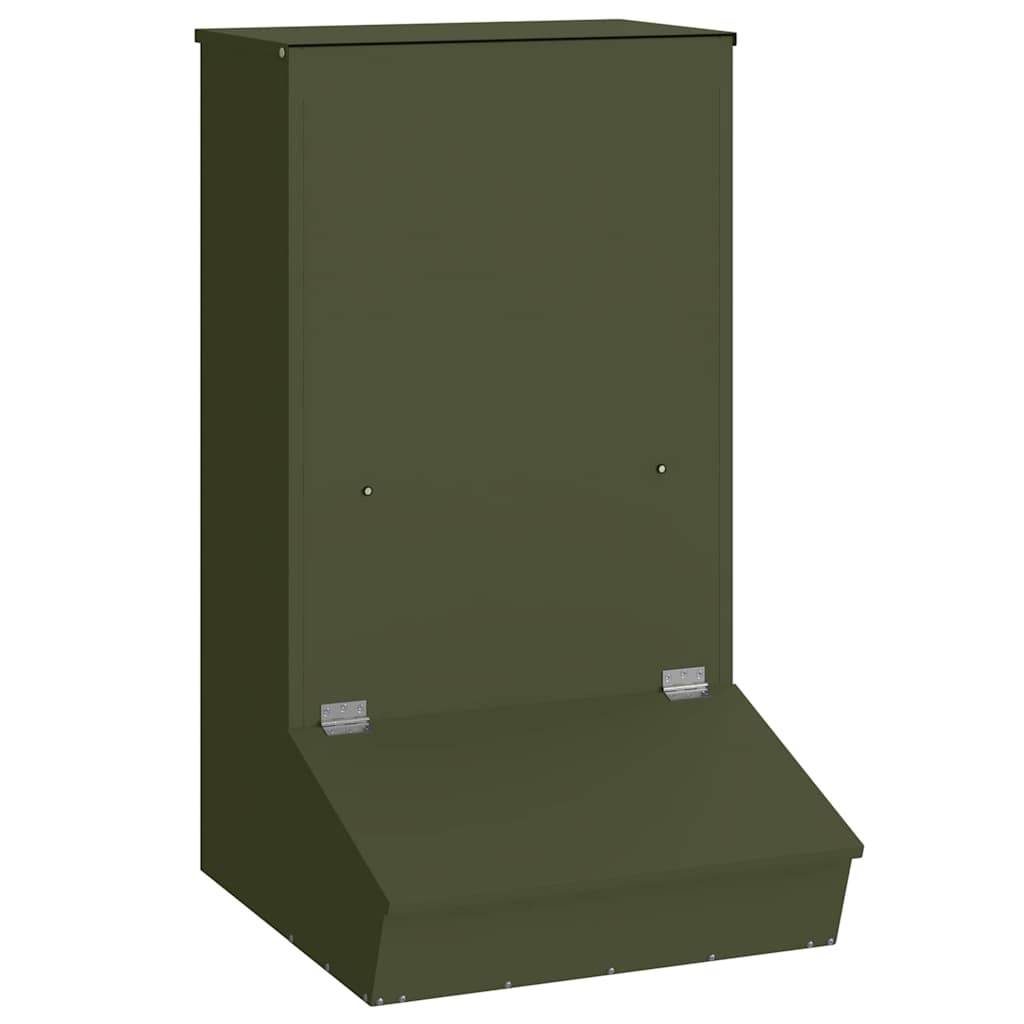 Varkensvoeder Olijf Groen 55 x 51 x 91.5 cm Koudgewalst Staal
