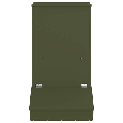 Varkensvoeder Olijf Groen 55 x 51 x 91.5 cm Koudgewalst Staal