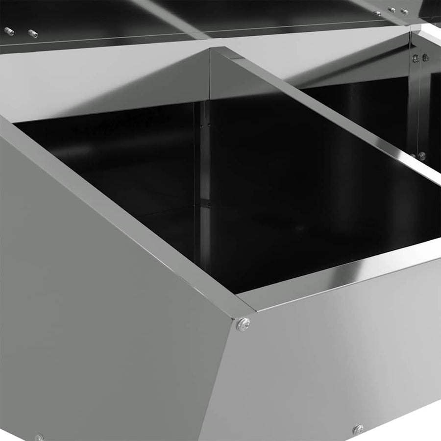 Varkensvoeder Zilver 55 x 51 x 91.5 cm Gegalvaniseerd staal