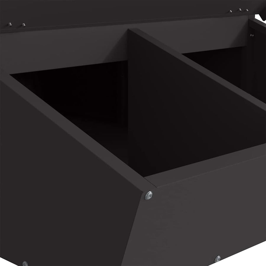 Varkensvoeder Zwart 55 x 51 x 91.5 cm Koudgewalst Staal